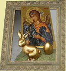 Vergolderei und Ikonen zu Ostern