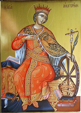 Ikone der Heiligen Aikatherina