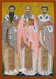 drei Bischöfe Ikone