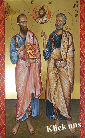 Petrus und Paulus Ikone
