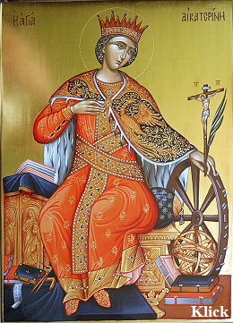 Heilige Katherina von Alexandrien - Ikone Kirsten Voß