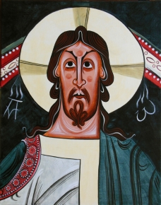 katalonische Ikone Christus