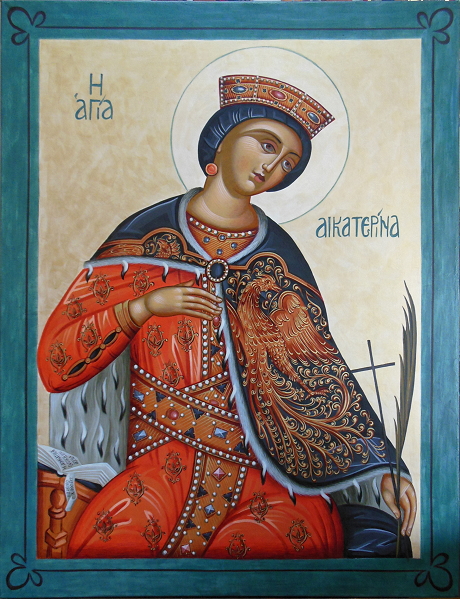 Heilige Katherina Ikone