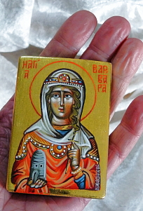 Nr. 535 Heilige Barbara Ikone