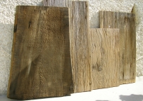 wettergegerbtes Holz für Ikonentafeln