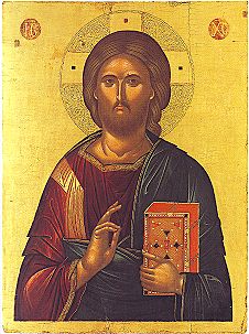 Christus Pantokrator, Beispiel einer alten Ikone